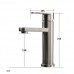 MLMH Basin Mixer Faucet Hot And Cold Tap 304 Stainless Steel Countertop Basin Faucet Water Faucet - B07F7W69YN